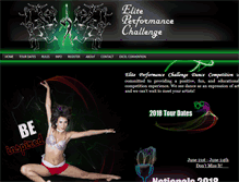 Tablet Screenshot of eliteperformancechallenge.com